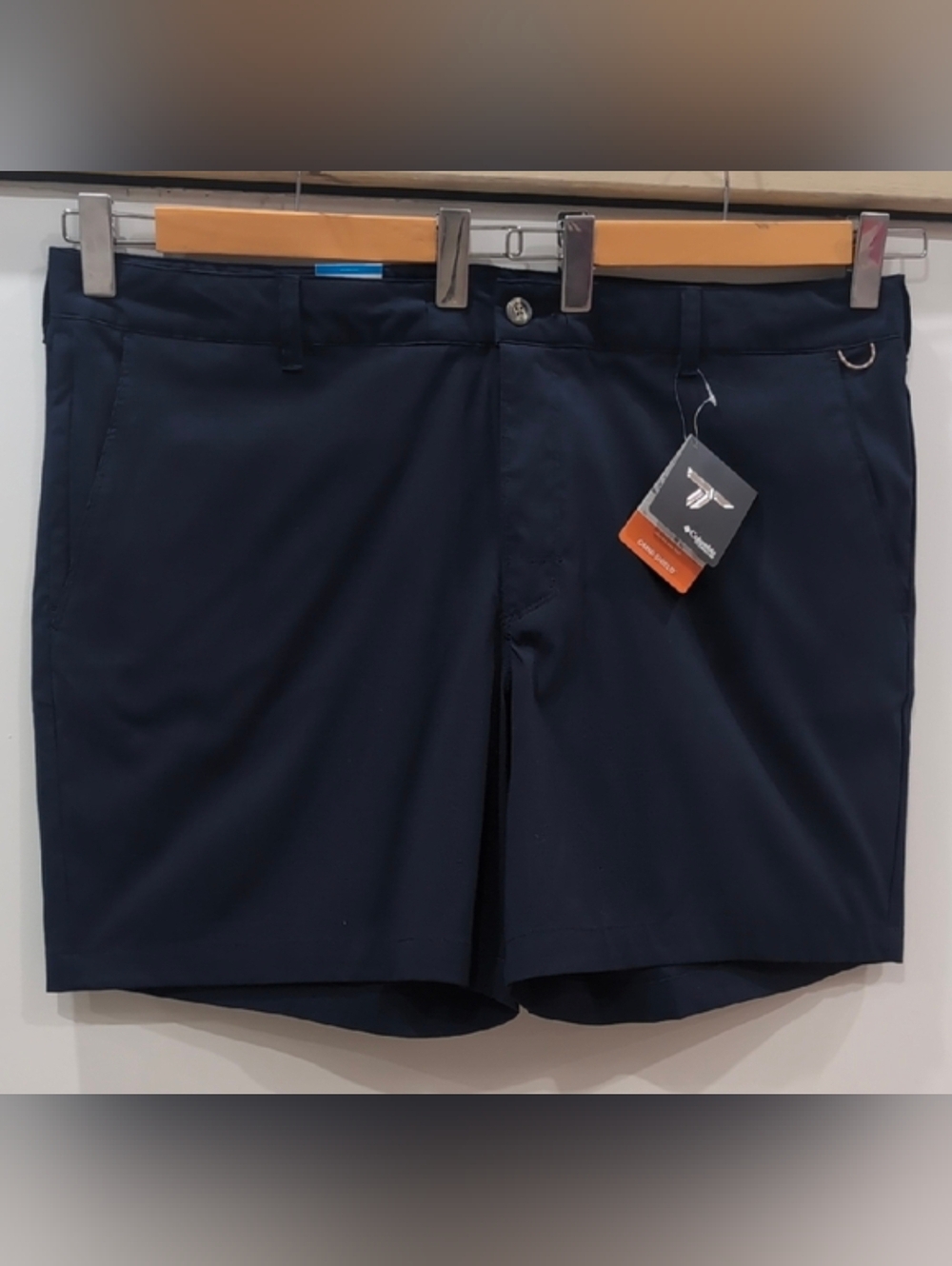 COLUMBIA | Men's Navy Tech Trail Utility Active Fit Hiking Shorts